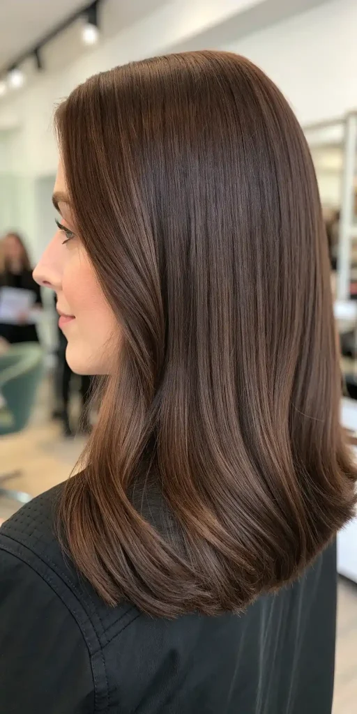 solid brunette hair color (5)