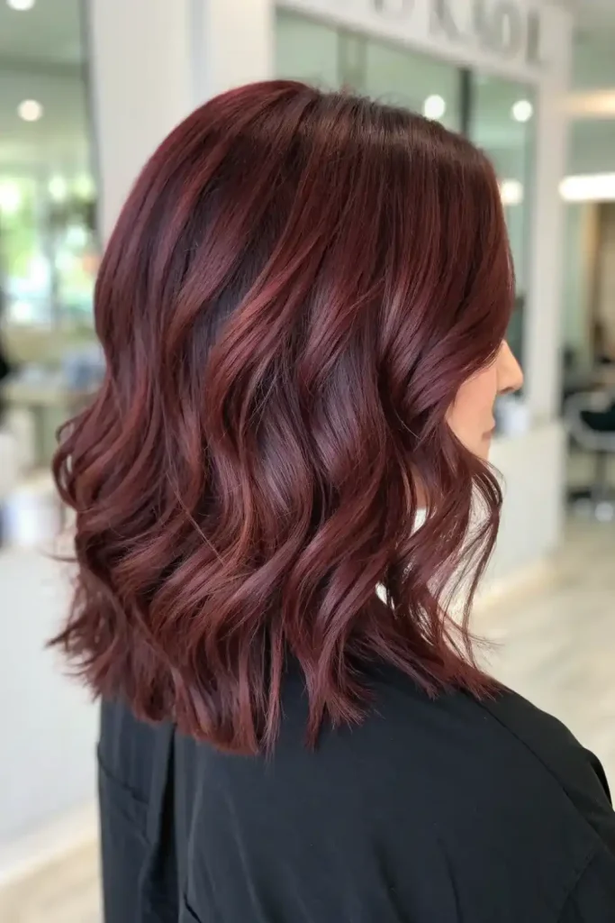 Dark natural red hair (4)