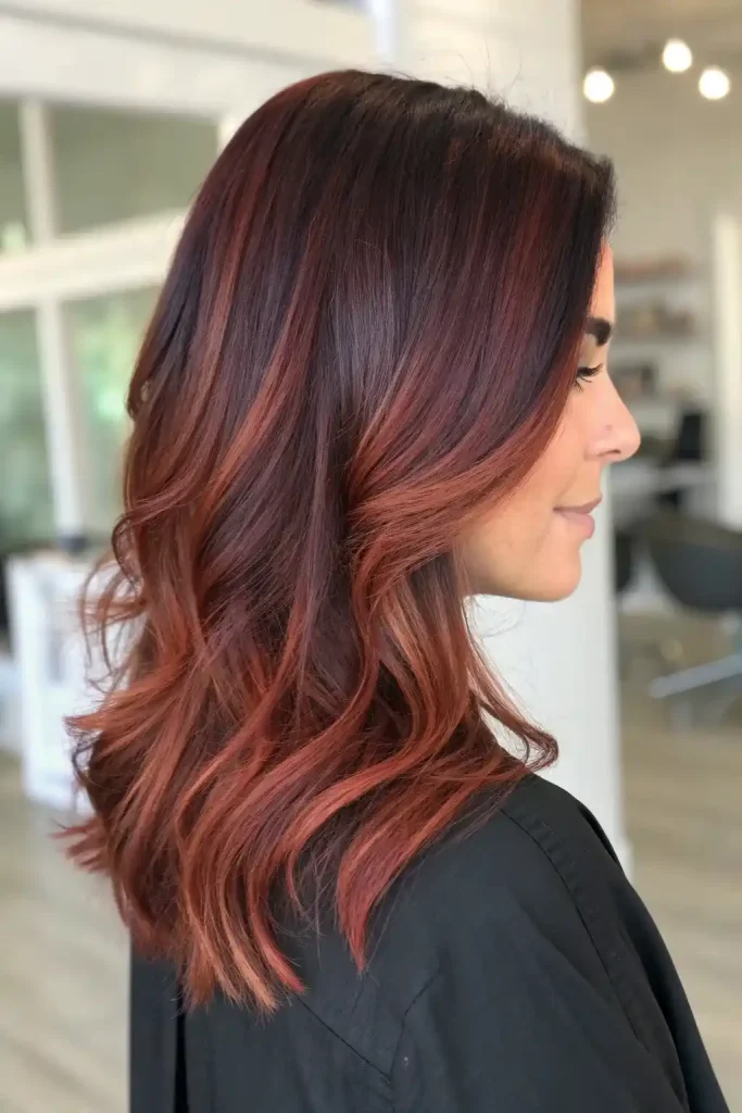 Dark natural red hair (7)