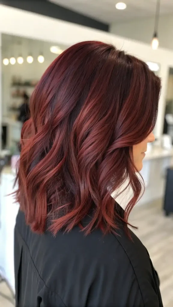 Dark natural red hair (9)