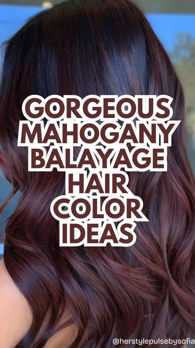 Mahogany Balayage Hair
