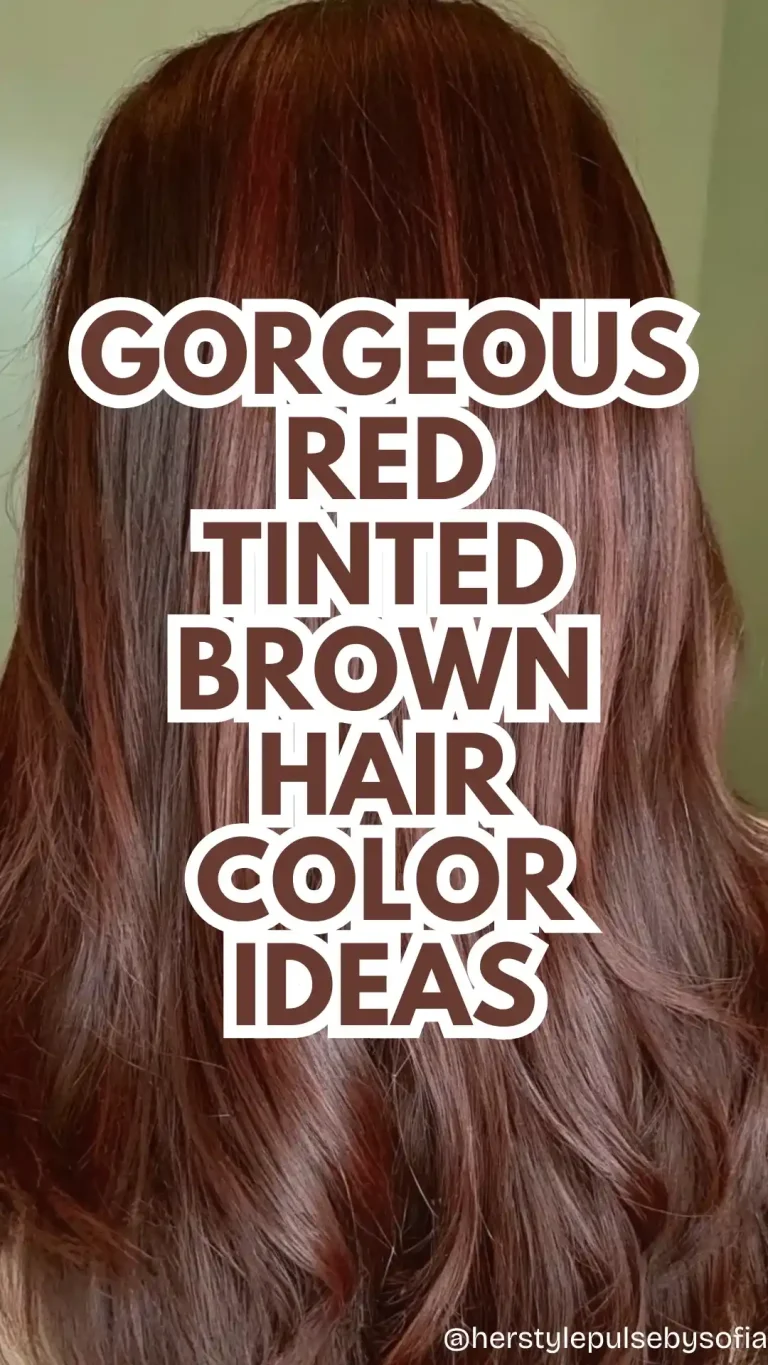 Red Tinted Brown Hair
