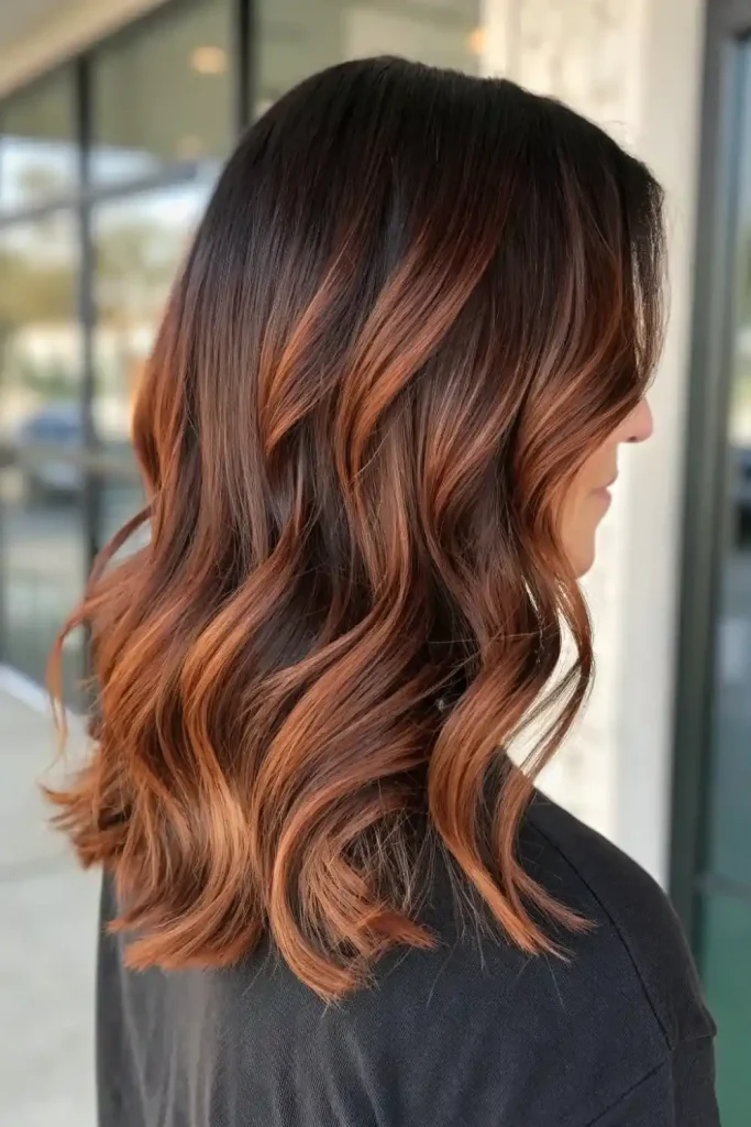 copper hair balayage (9)